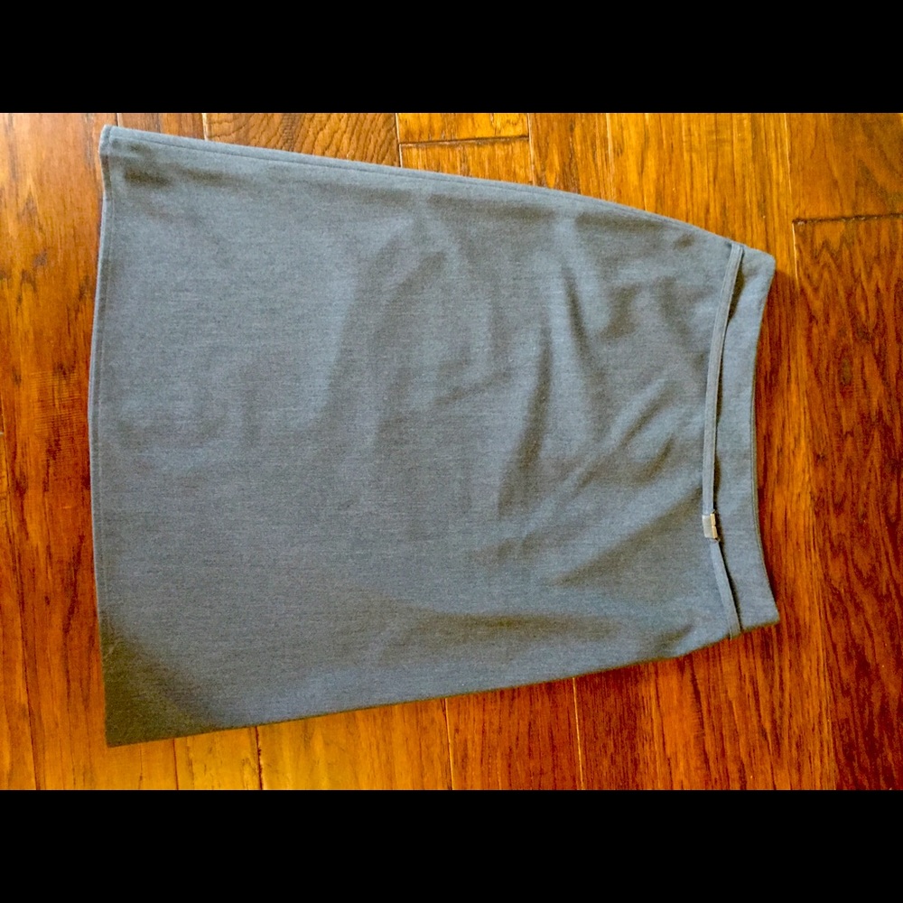 Grey A-Line Skirt